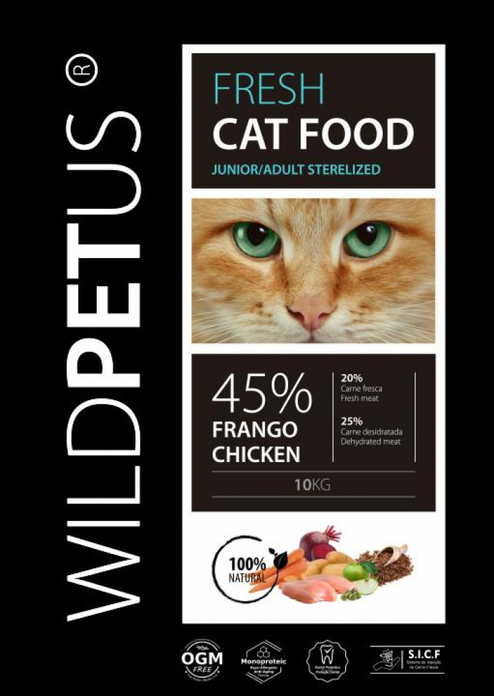 WILDPETUS FRESH CAT FOOD STERELIZED 10KG