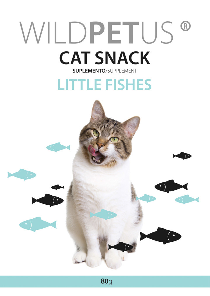 WILDPETUS CAT SNACK LITTLE FISHES 80g